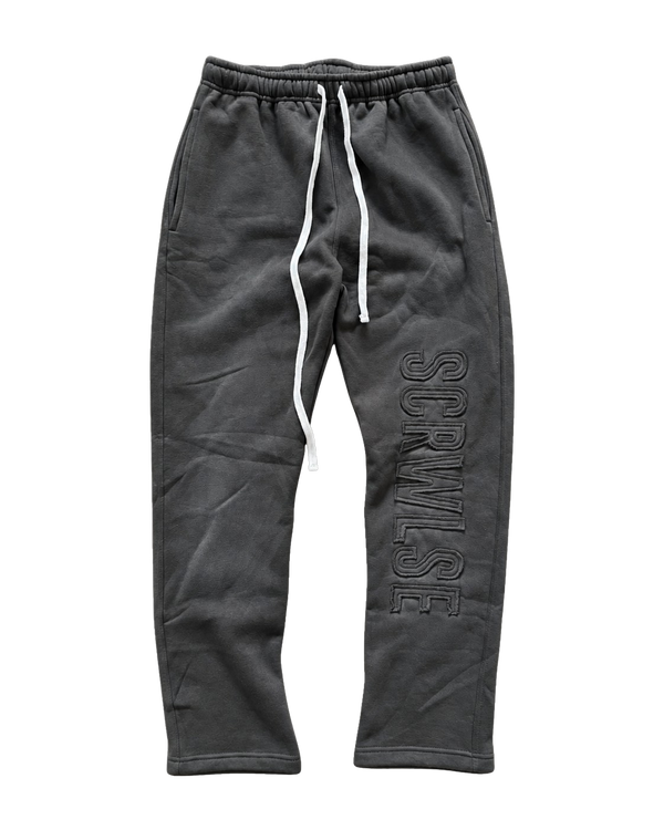 SCREWLOOSE OG ACID WASH JOGGERS - CEMENT GREY.