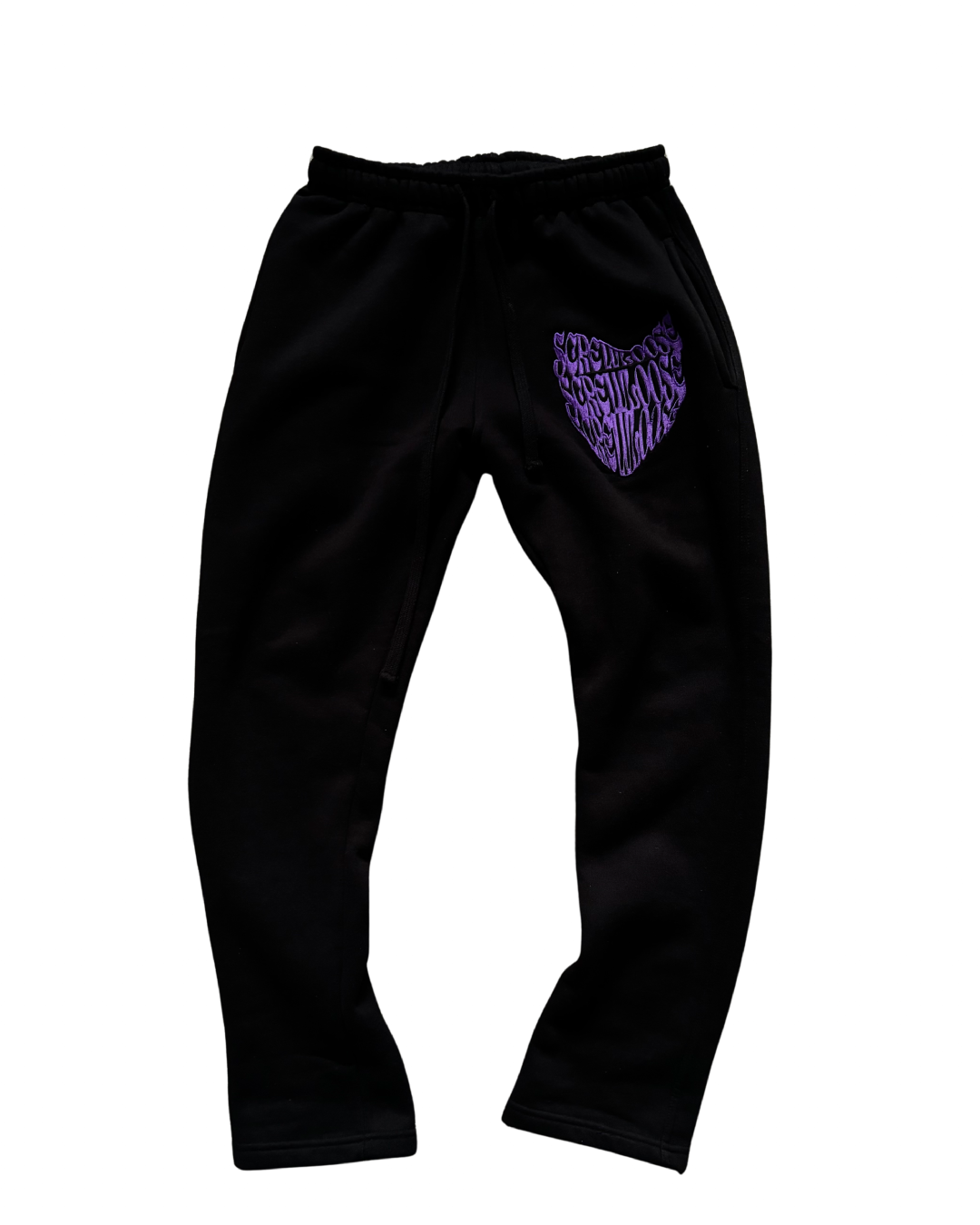 SCREWLOOSE APPLIQUÉ EMBROIDERY JOGGER - DARK KNIGHT