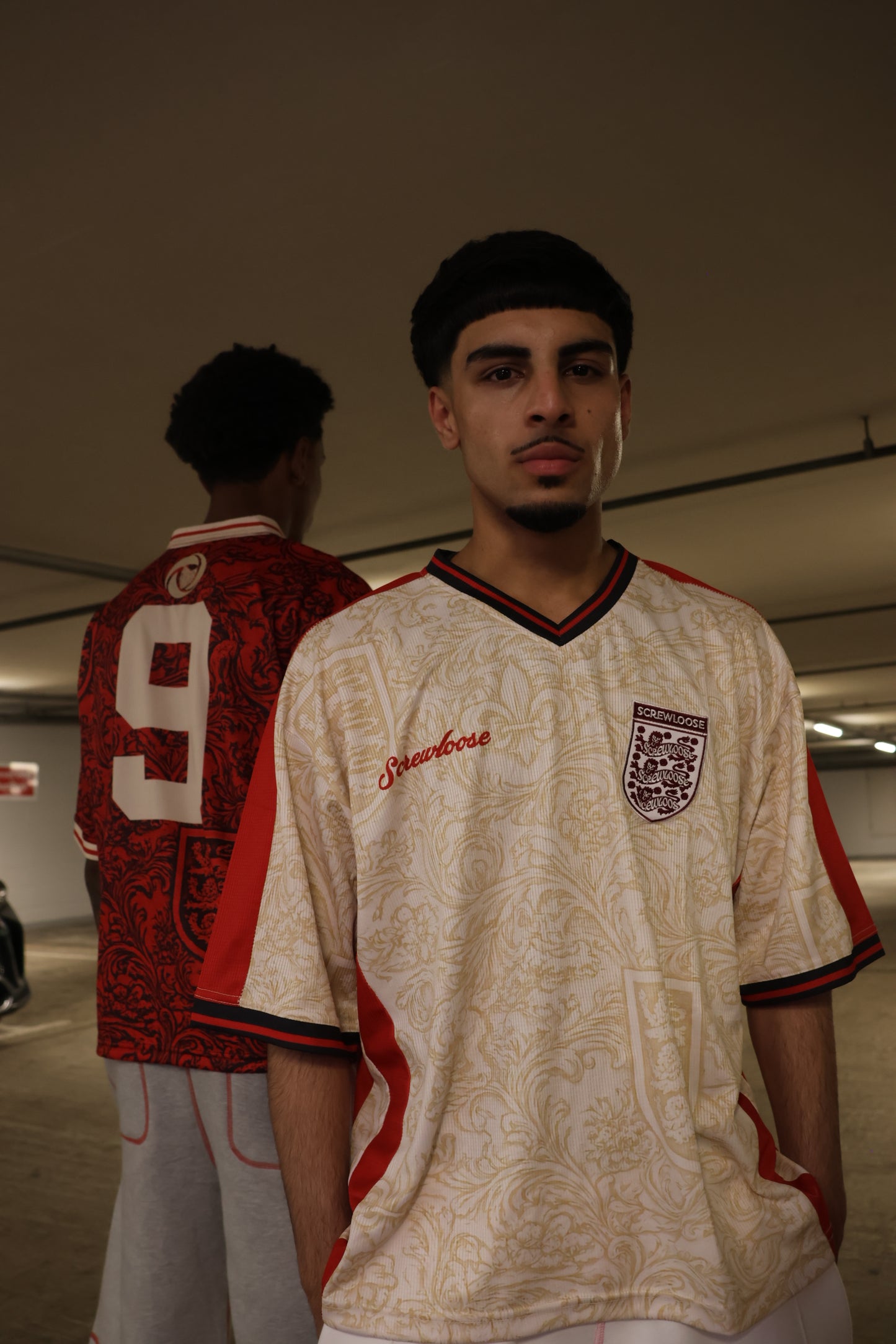 SCREWLOOSE OG FOOTBALL JERSEY - CREAM ENGLAND