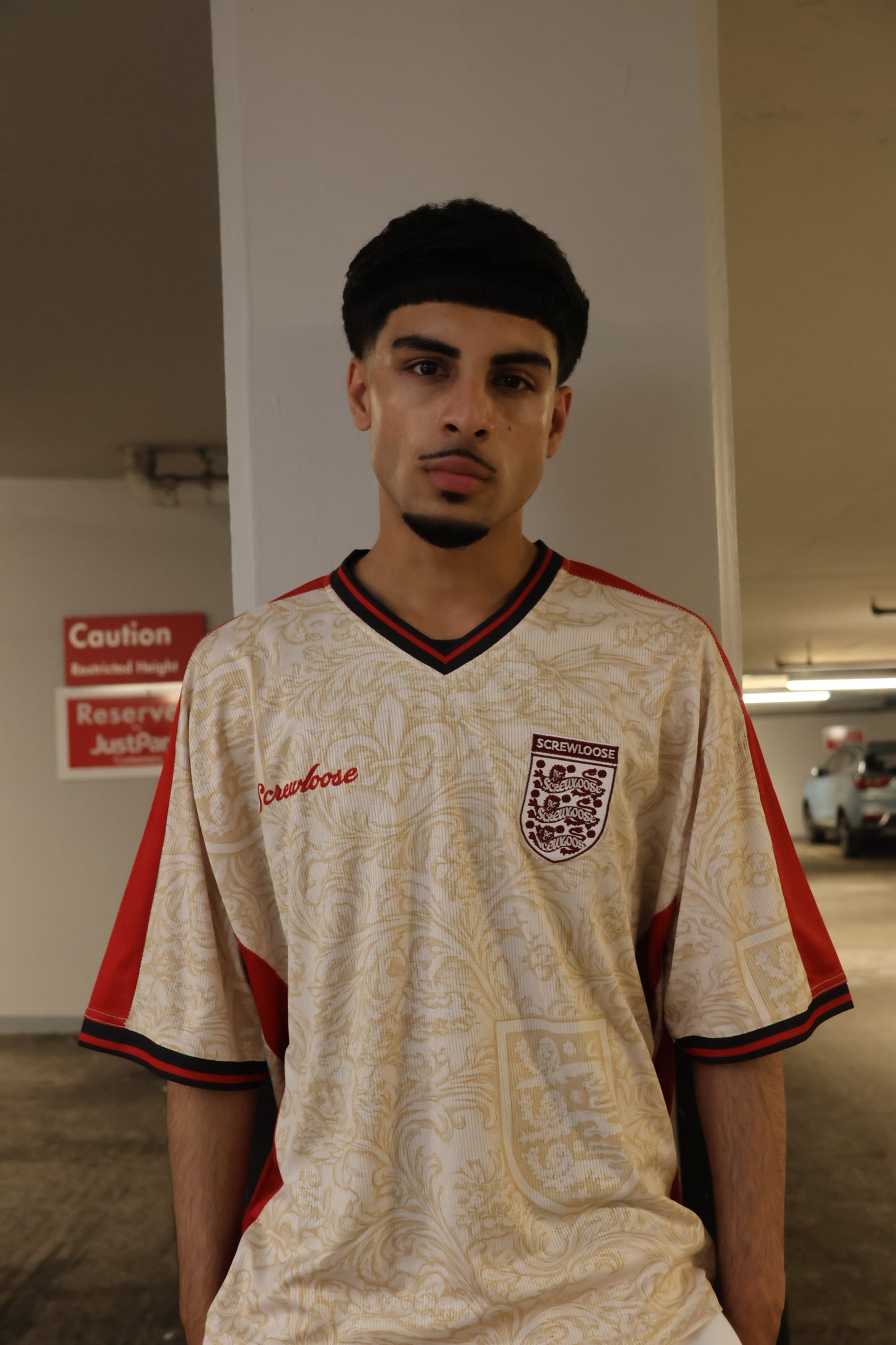 SCREWLOOSE OG FOOTBALL JERSEY - CREAM ENGLAND