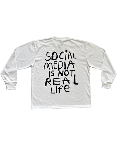 SCREWLOOSE OG SOCIAL MEDIA LONGSLEEVE - WHITE