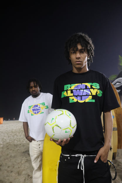 SCREWLOOSE Rents Always Due Tee - White