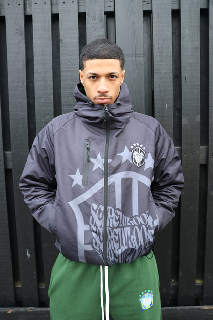SCREWLOOSE Brazil Shell Jacket - Black