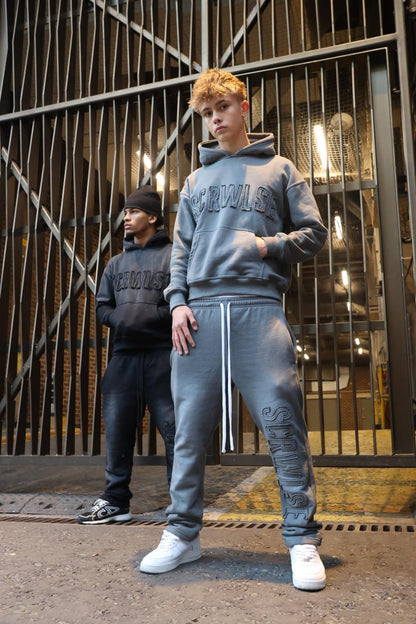 SCREWLOOSE OG ACID WASH JOGGERS - CEMENT GREY.
