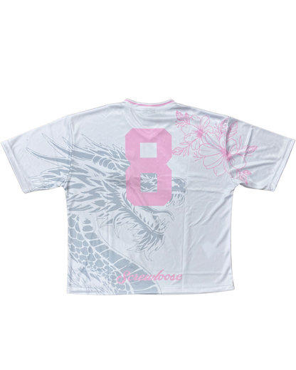SCREWLOOSE Japan Football Jersey - White/Pink
