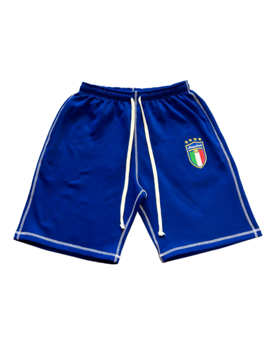 SCREWLOOSE ITALY SUMMER SHORTS - SAN SIRO BLUE