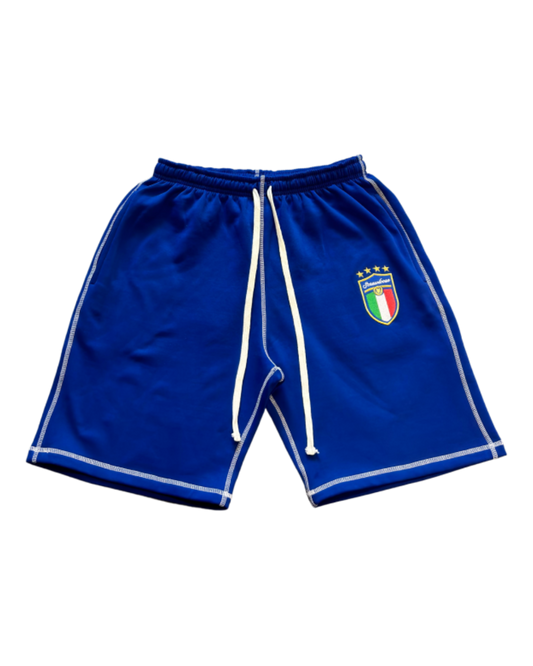 SCREWLOOSE ITALY SUMMER SHORTS - SAN SIRO BLUE