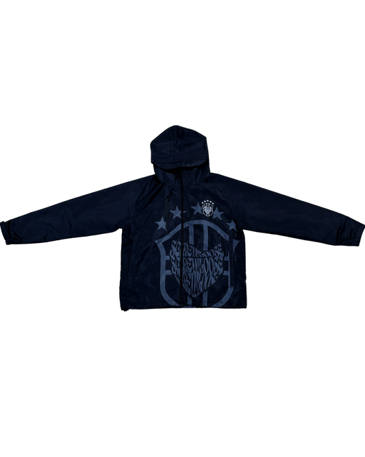 SCREWLOOSE OG BRAZIL SHELL JACKET - BLACK.