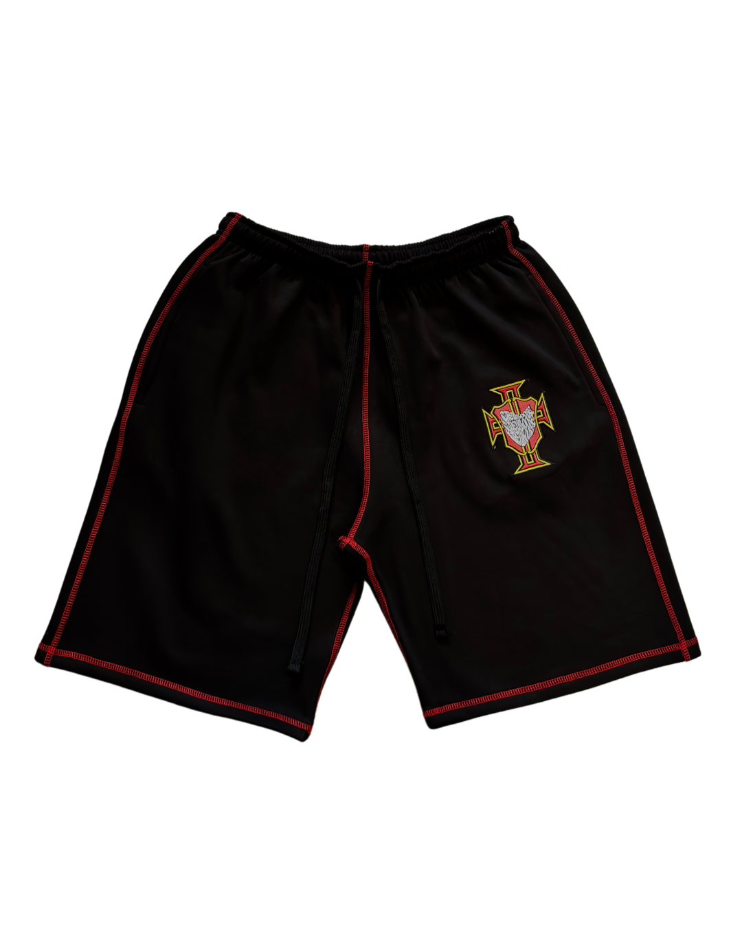 SCREWLOOSE PORTUGAL SUMMER SHORTS - BLACK