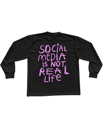 SCREWLOOSE OG SOCIAL MEDIA LONGSLEEVE - PURPLE/BLACK