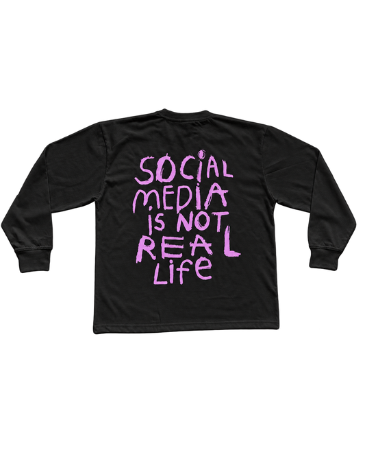 SCREWLOOSE OG SOCIAL MEDIA LONGSLEEVE - PURPLE/BLACK
