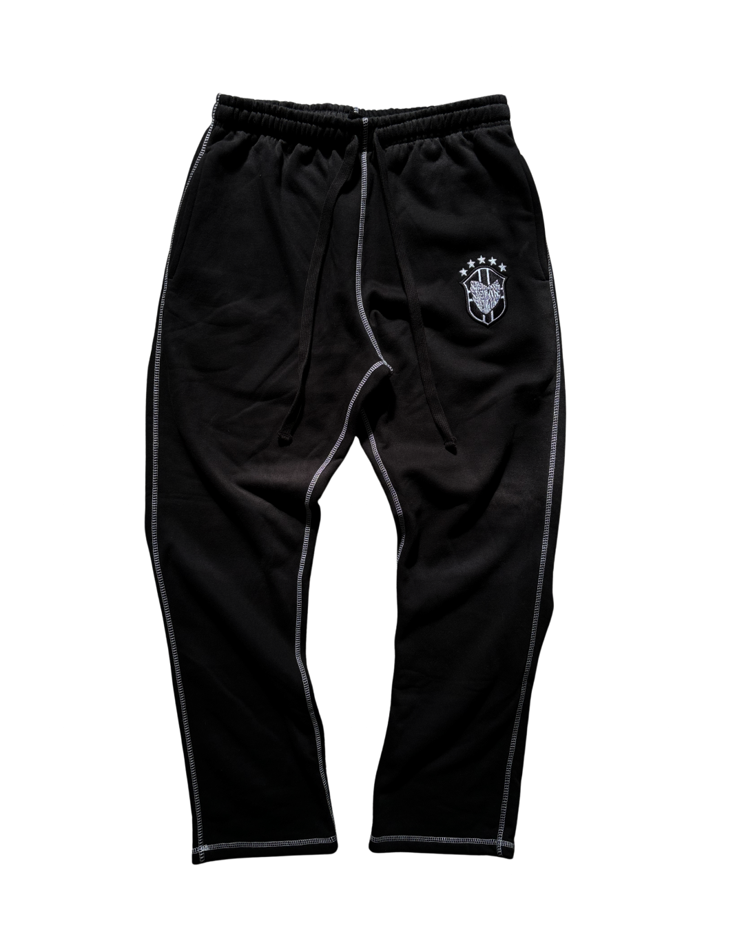 SCREWLOOSE OG BRAZIL REVERSE STITCH JOGGERS - BLACK