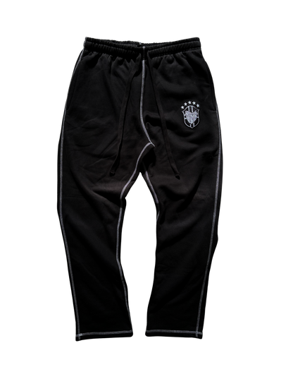 SCREWLOOSE OG BRAZIL REVERSE STITCH JOGGERS - BLACK