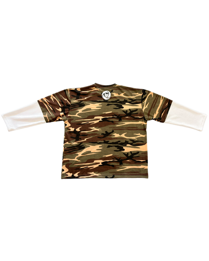 SCREWLOOSE RENTS ALWAYS DUE REFLECTIVE LONGSLEEVE - CAMO/WHITE