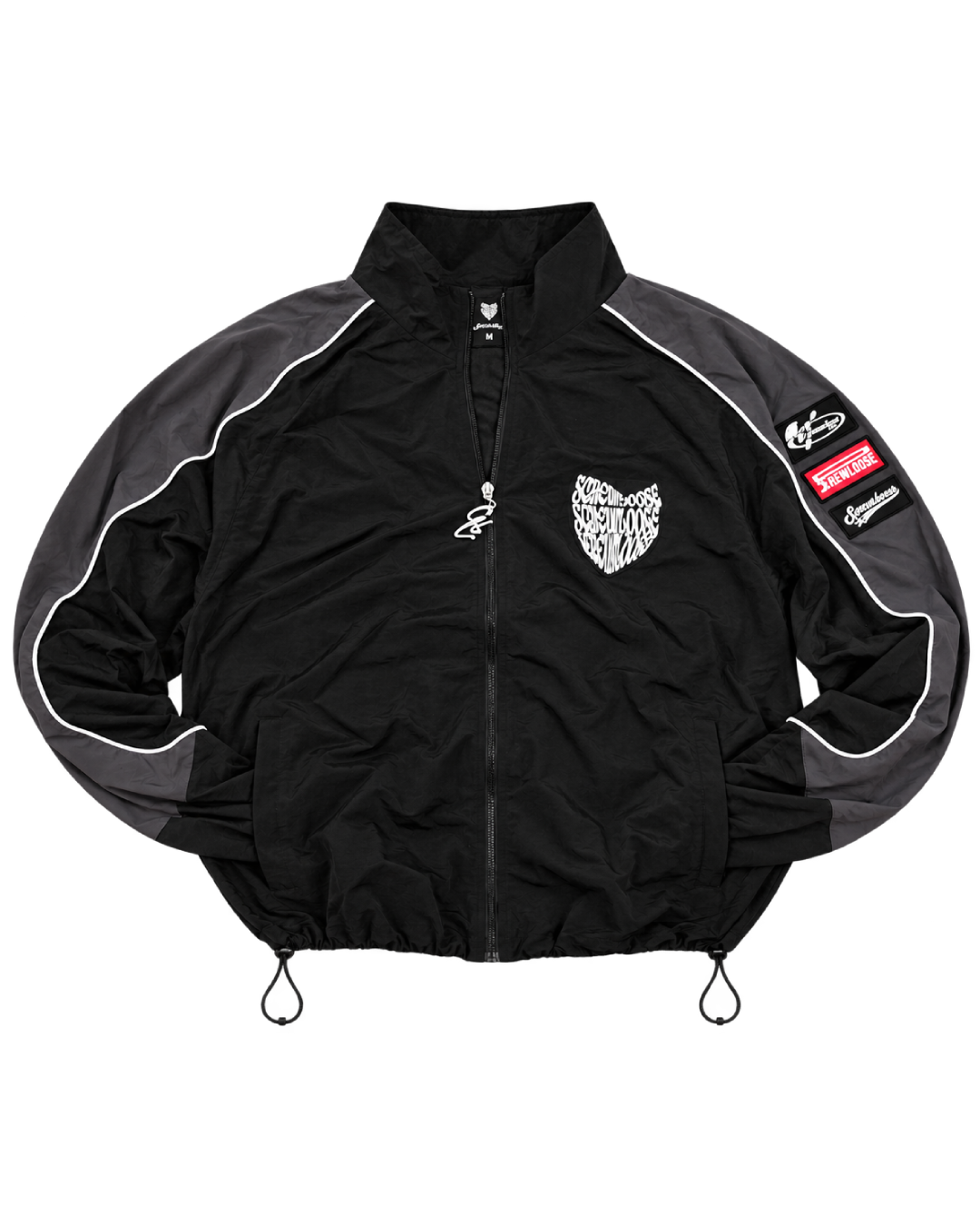 SCREWLOOSE SHELL TRACK TOP - BLACK/ANTHRACITE