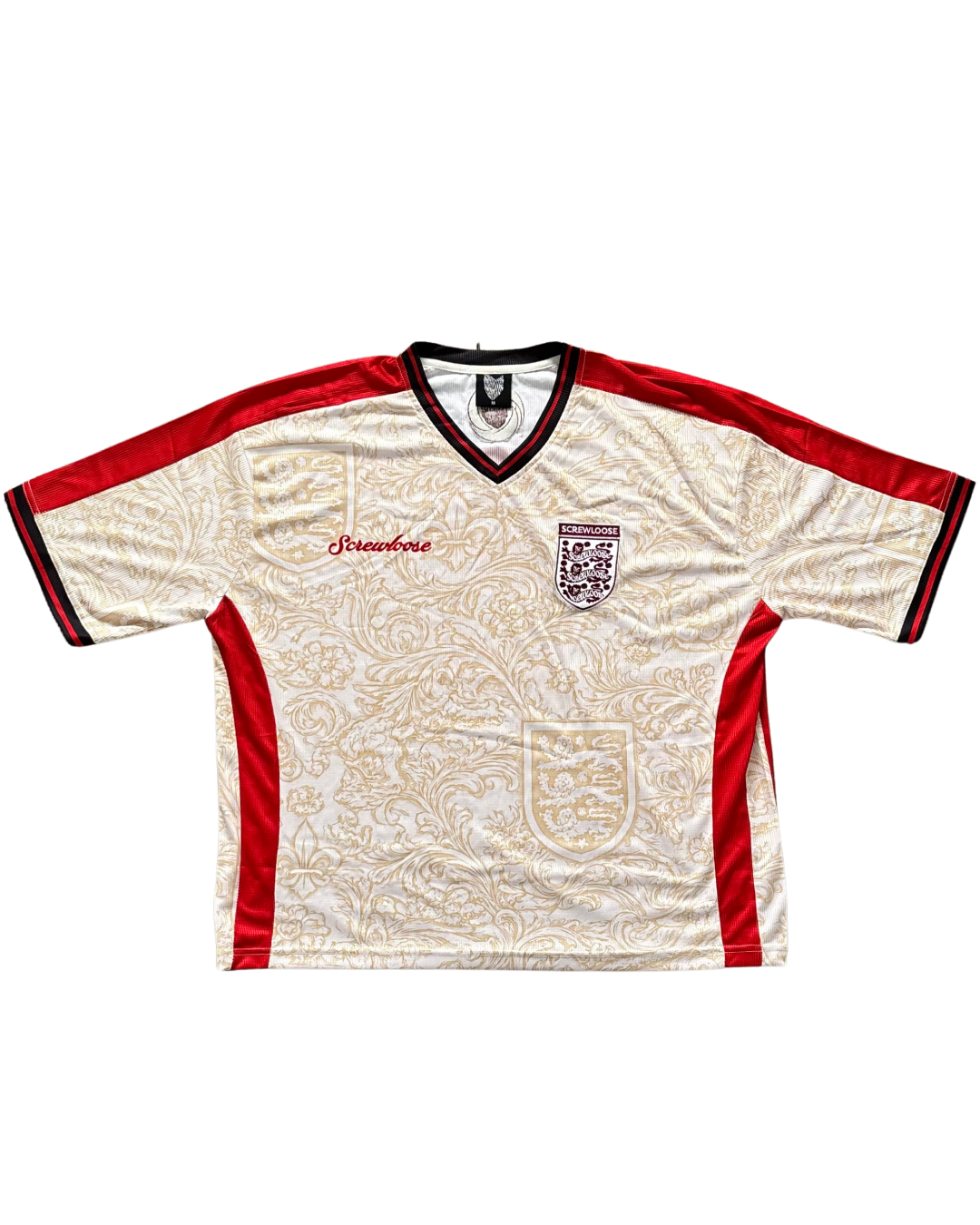 SCREWLOOSE OG FOOTBALL JERSEY - CREAM ENGLAND