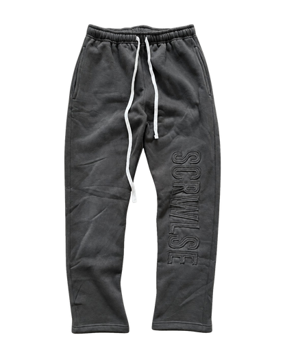 SCREWLOOSE OG ACID WASH JOGGERS - CEMENT GREY.