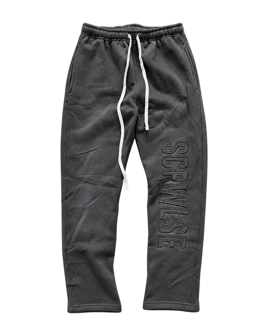 SCREWLOOSE OG ACID WASH JOGGERS - CEMENT GREY.