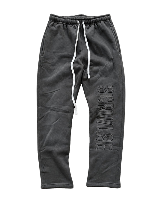 SCREWLOOSE OG ACID WASH JOGGERS - CEMENT GREY.