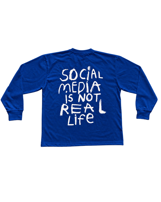 SCREWLOOSE OG SOCIAL MEDIA LONGSLEEVE - ROYAL BLUE