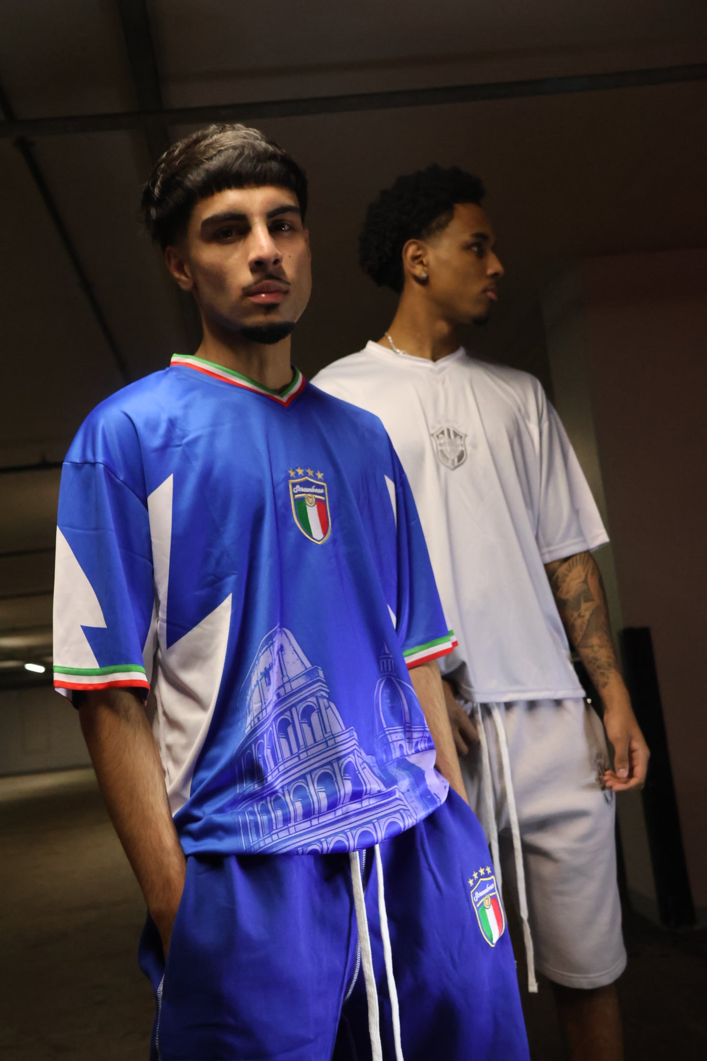 SCREWLOOSE ITALY SUMMER SHORTS - SAN SIRO BLUE