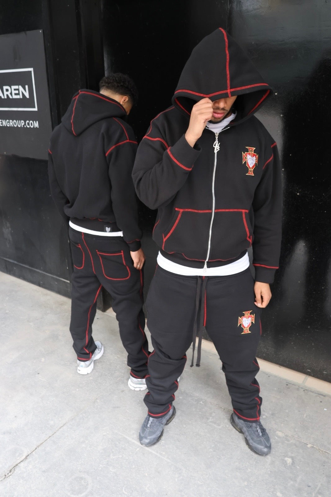 SCREWLOOSE OG PORTUGAL JOGGERS - BLACK