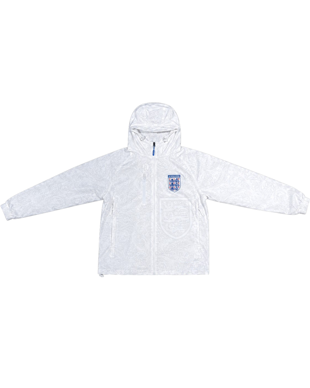SCREWLOOSE OG ENGLAND SHELL JACKET - WHITE