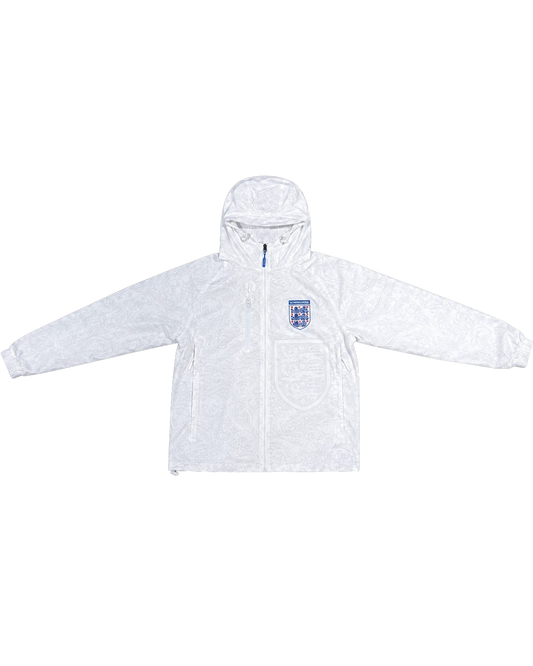SCREWLOOSE OG ENGLAND SHELL JACKET - WHITE