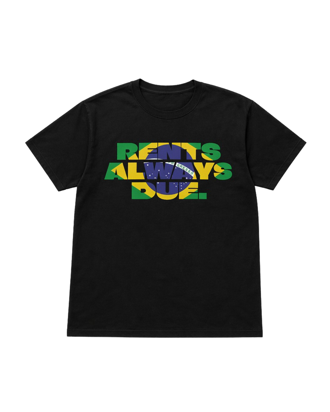 SCREWLOOSE OG RENTS ALWAYS DUE TEE - BRAZIL BLACK