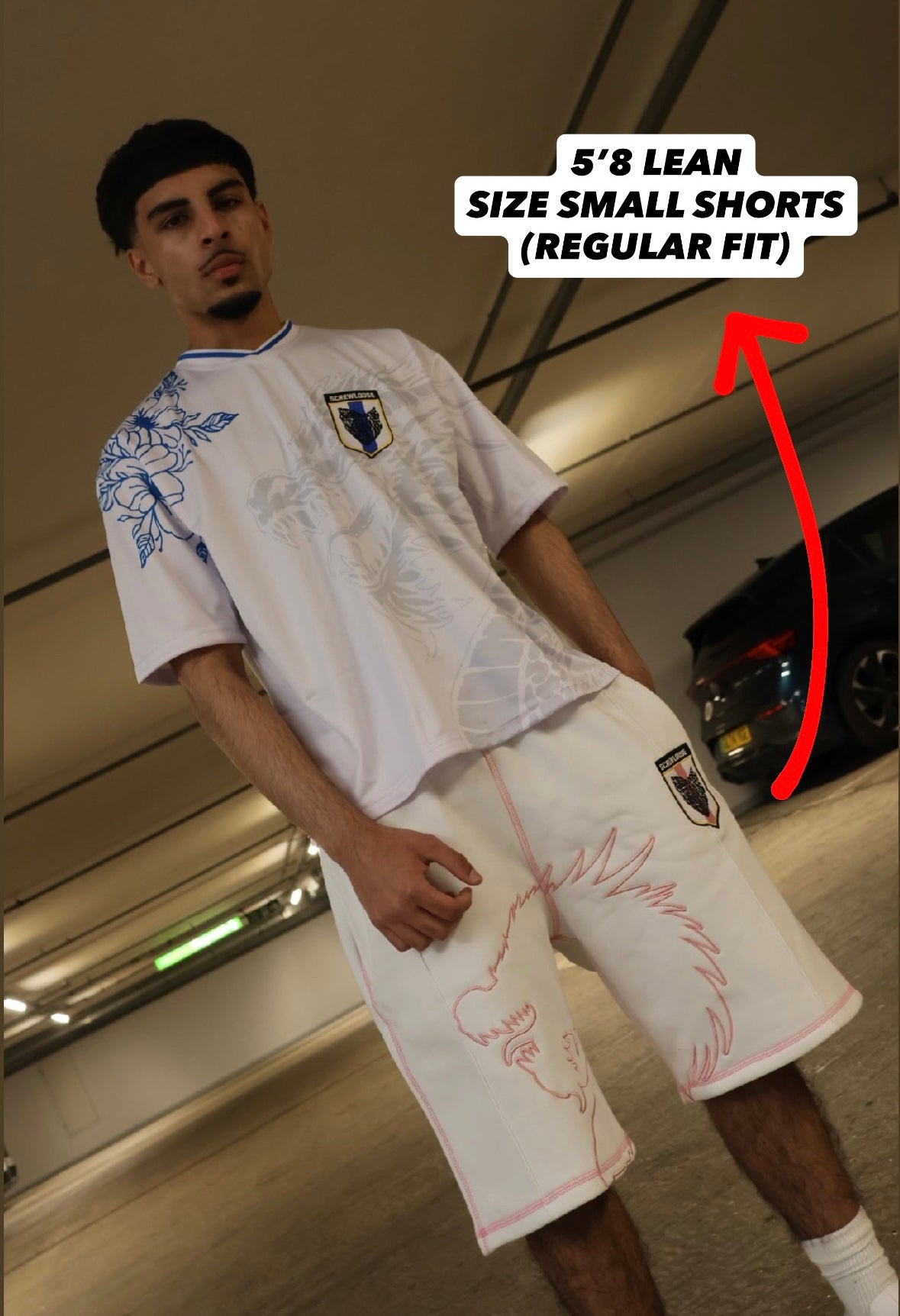 SCREWLOOSE JAPAN SUMMER SHORTS - TOKYO WHITE