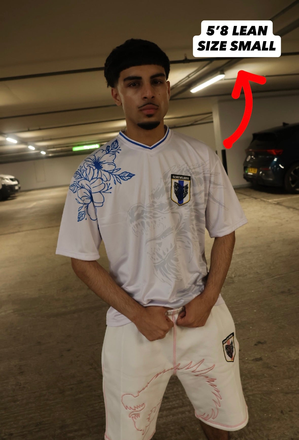 SCREWLOOSE OG JAPAN FOOTBALL JERSEY - WHITE/BLUE
