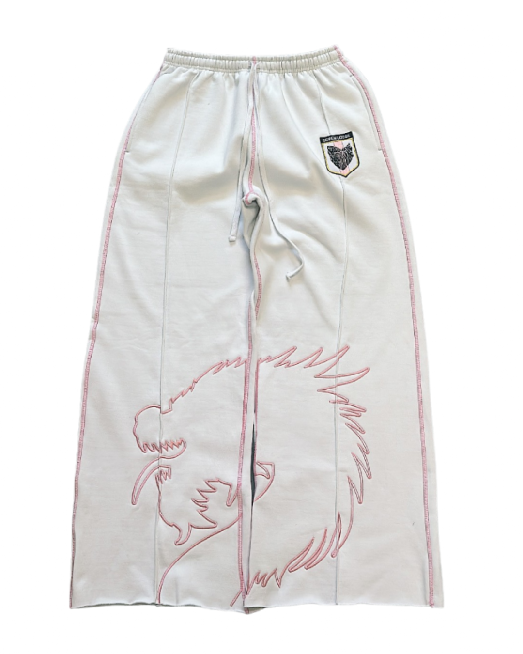 SCREWLOOSE OG JAPAN REVERSE STITCH JOGGERS - TOKYO WHITE