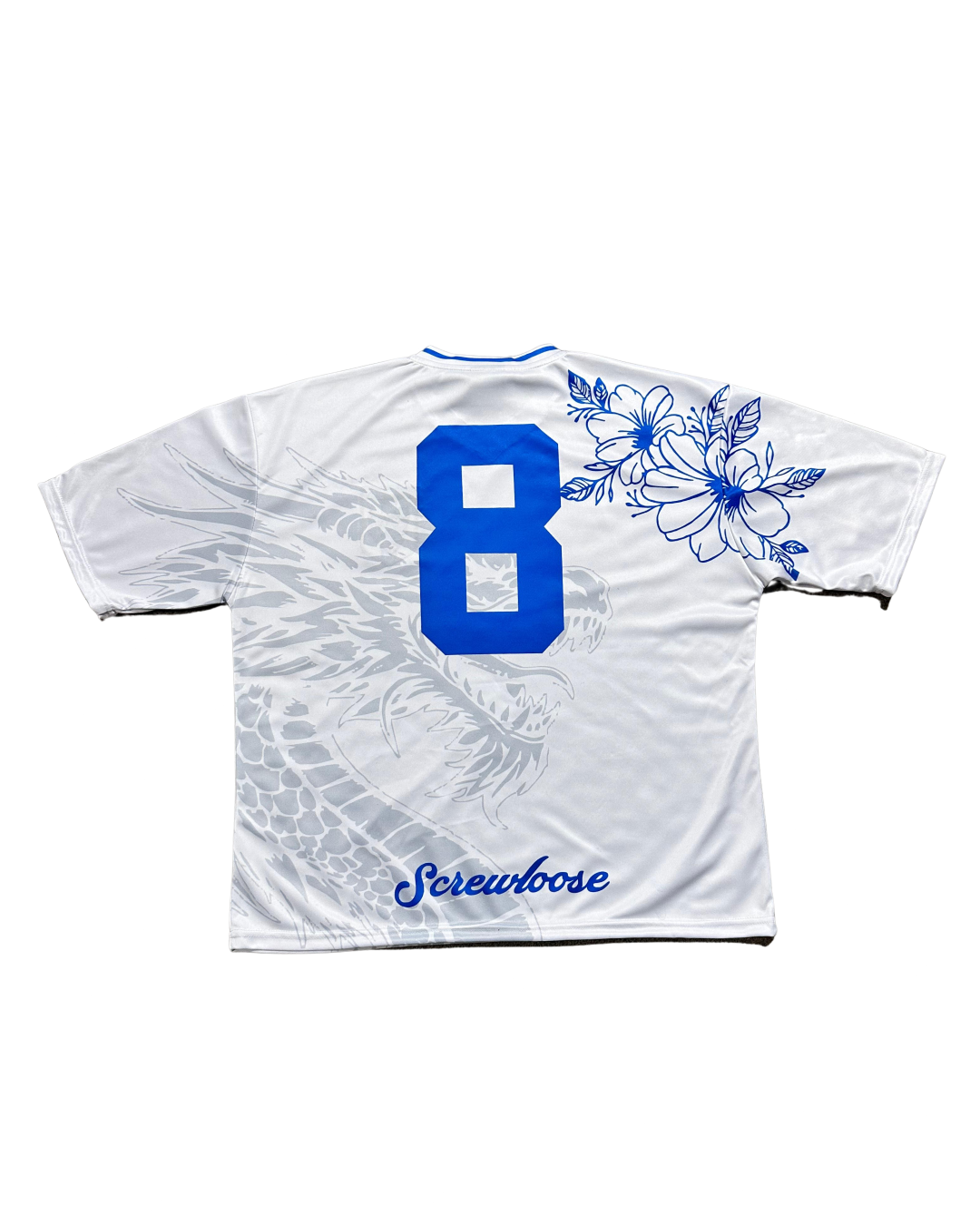 SCREWLOOSE OG JAPAN FOOTBALL JERSEY - WHITE/BLUE