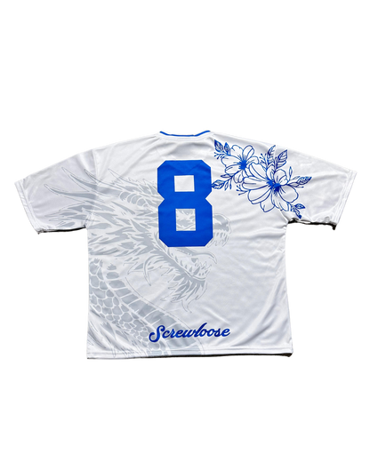 SCREWLOOSE Japan Football Jersey - White/Blue