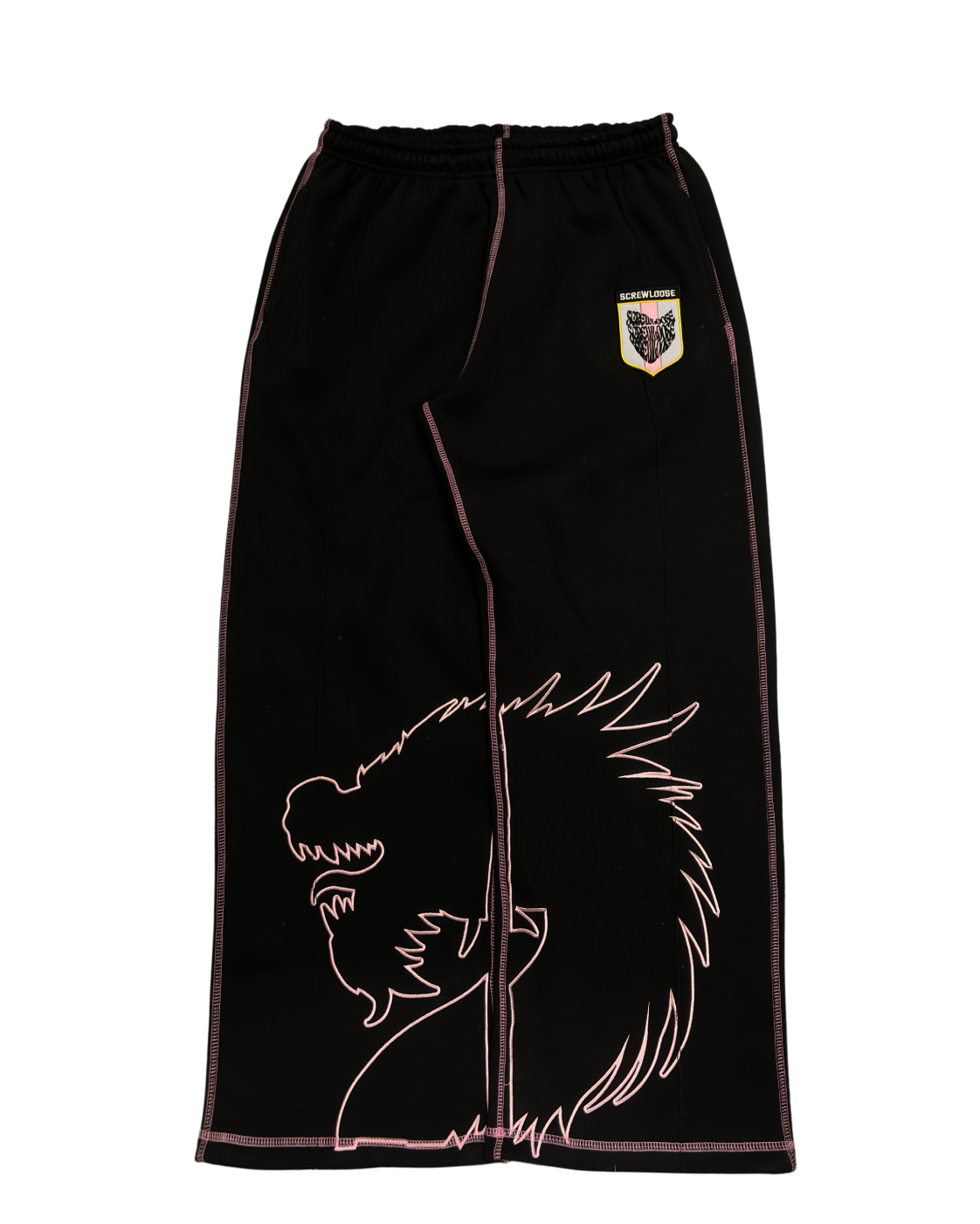 SCREWLOOSE OG JAPAN REVERSE STITCH JOGGERS - SHIBUYA BLACK
