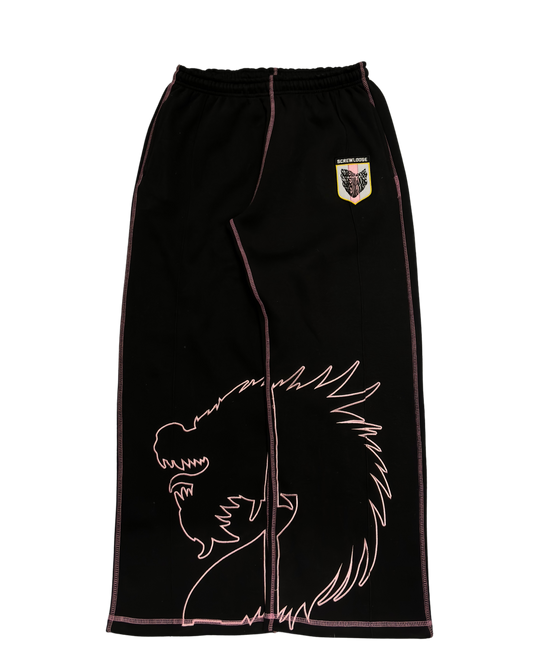 SCREWLOOSE OG JAPAN REVERSE STITCH JOGGERS - SHIBUYA BLACK