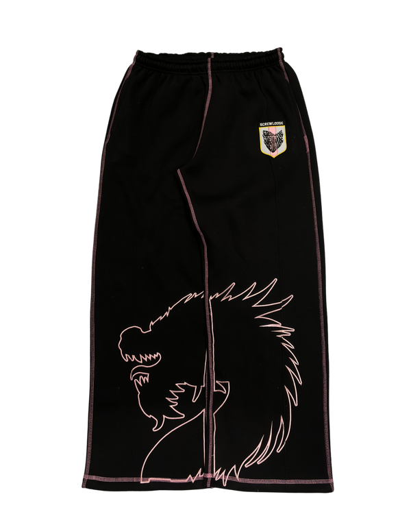 SCREWLOOSE OG JAPAN REVERSE STITCH JOGGERS - SHIBUYA BLACK
