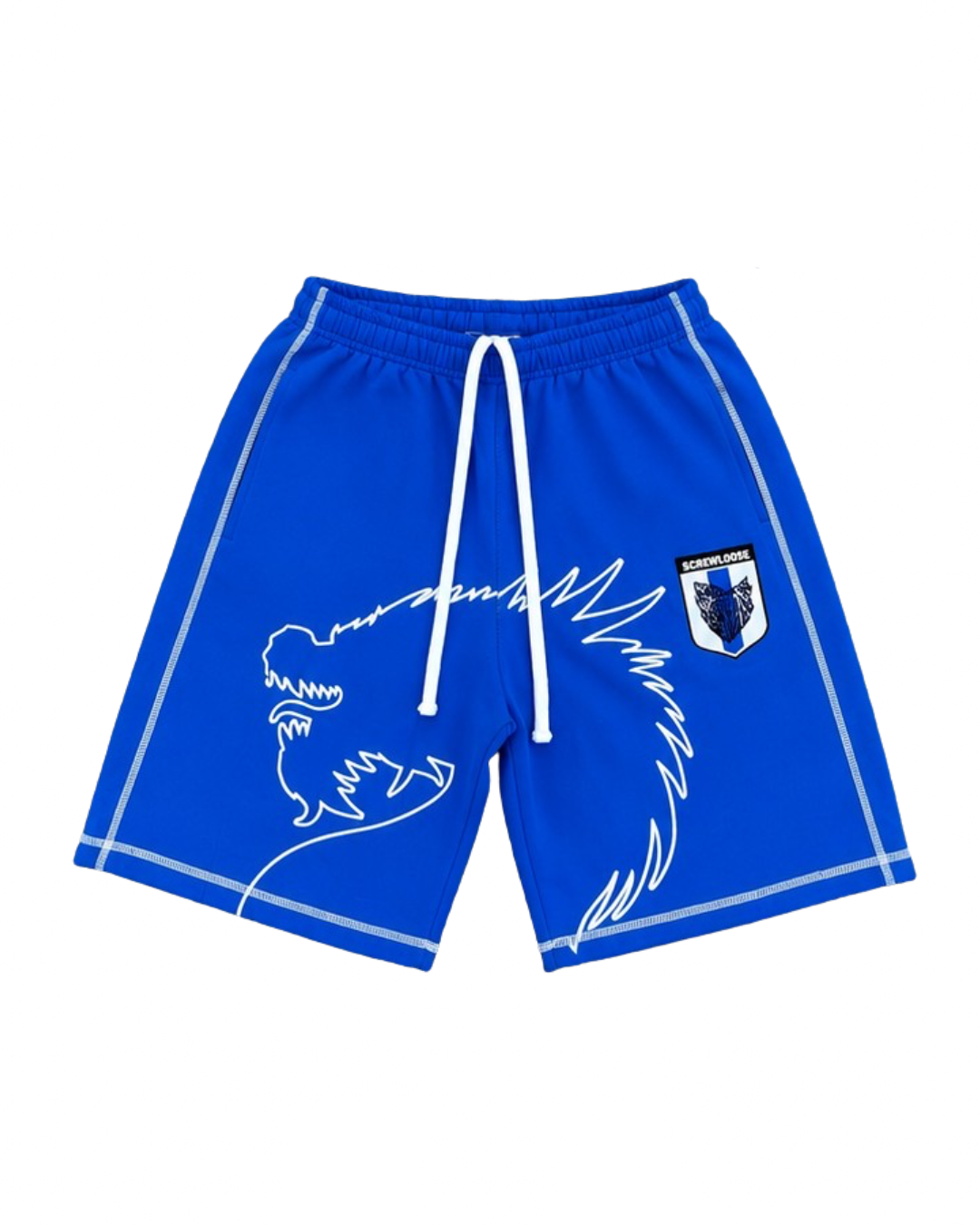 SCREWLOOSE JAPAN SUMMER SHORTS - YOKOHAMA BLUE