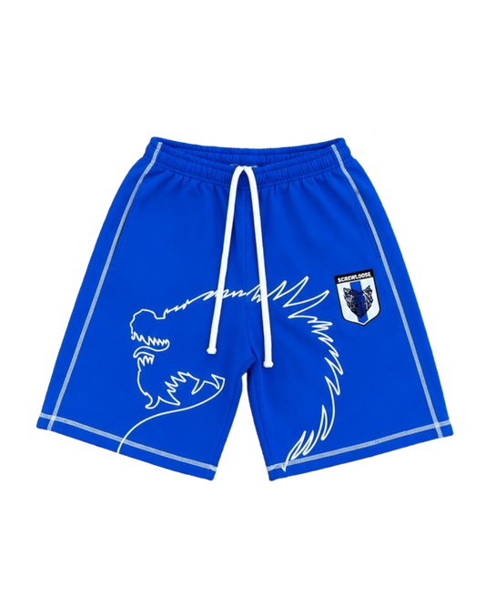 SCREWLOOSE JAPAN SUMMER SHORTS - YOKOHAMA BLUE