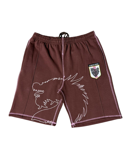 SCREWLOOSE JAPAN SUMMER SHORTS - KYOTO BROWN