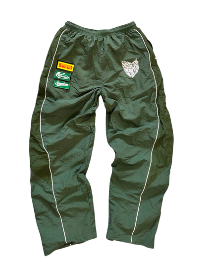 SCREWLOOSE TRACK PANTS - OLIVE GREEN/KHAKI