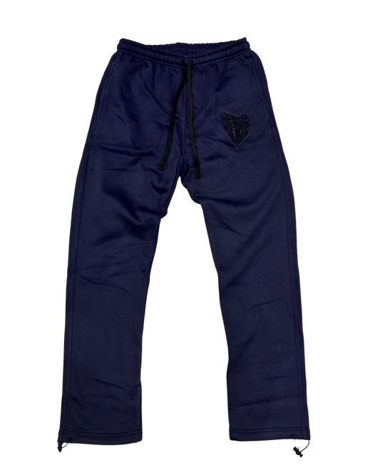 SCREWLOOSE OG COLOUR BLOCK JOGGERS - NAVY/BLACK