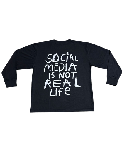 SCREWLOOSE OG SOCIAL MEDIA LONGSLEEVE - BLACK