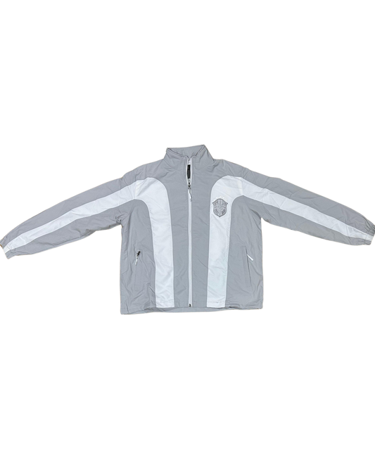 SCREWLOOSE Brazil Crinkle Track Top - Grey